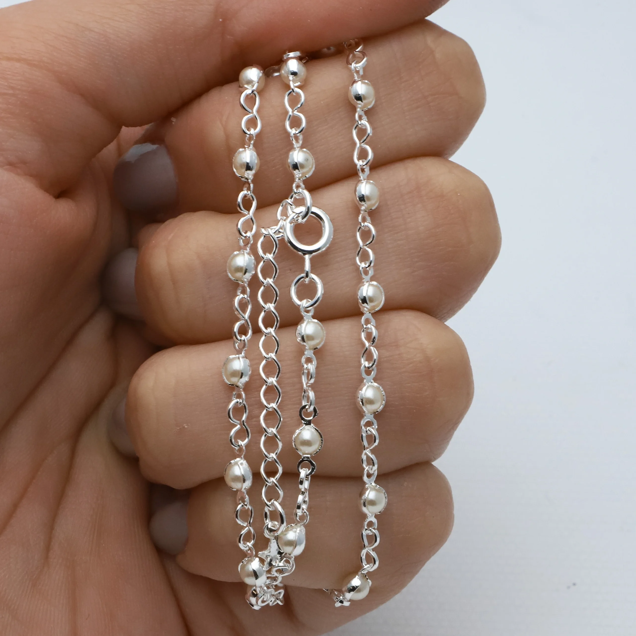 CADENA ACERO BLANCO PREMIUM