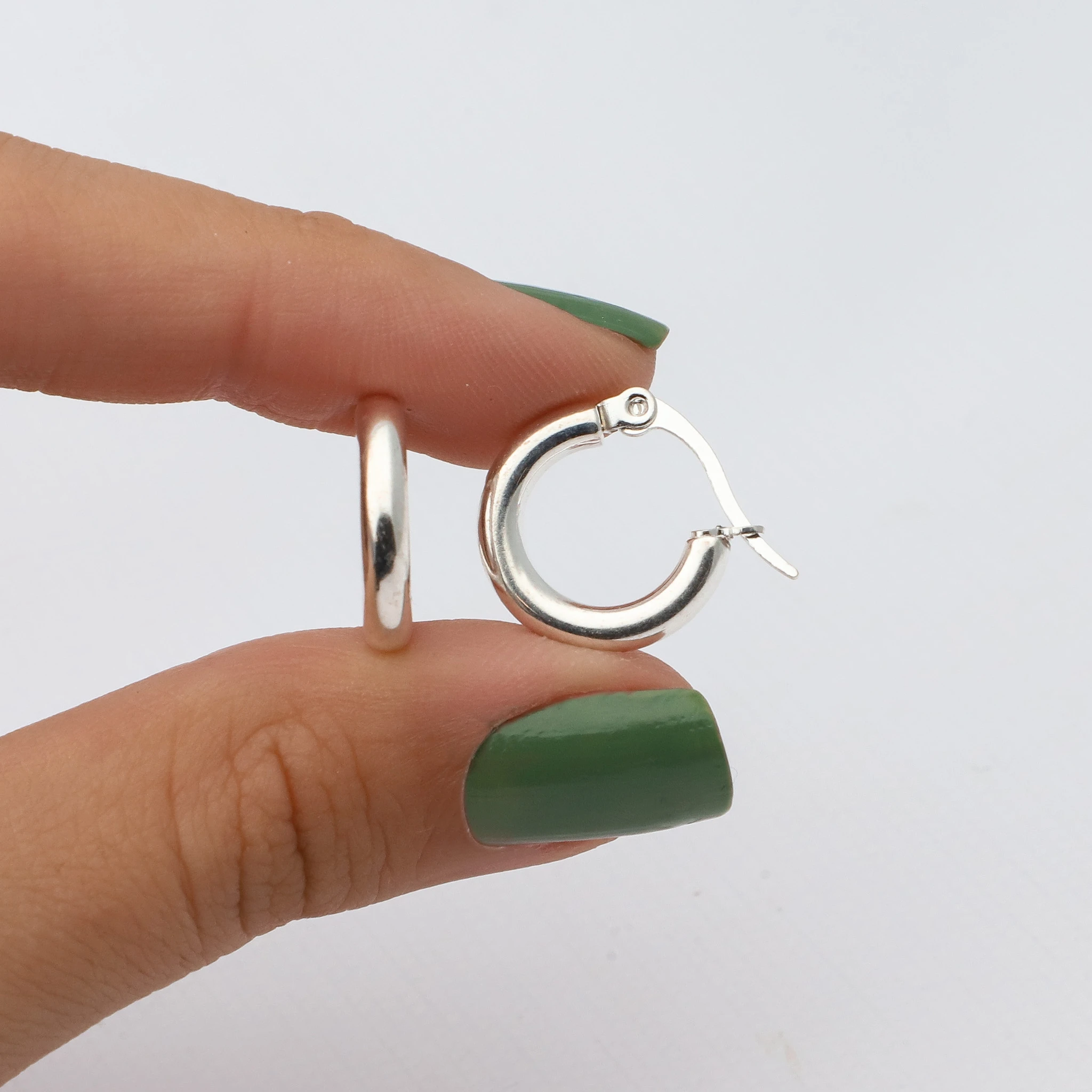 ARGOLLAS ACERO BLANCO