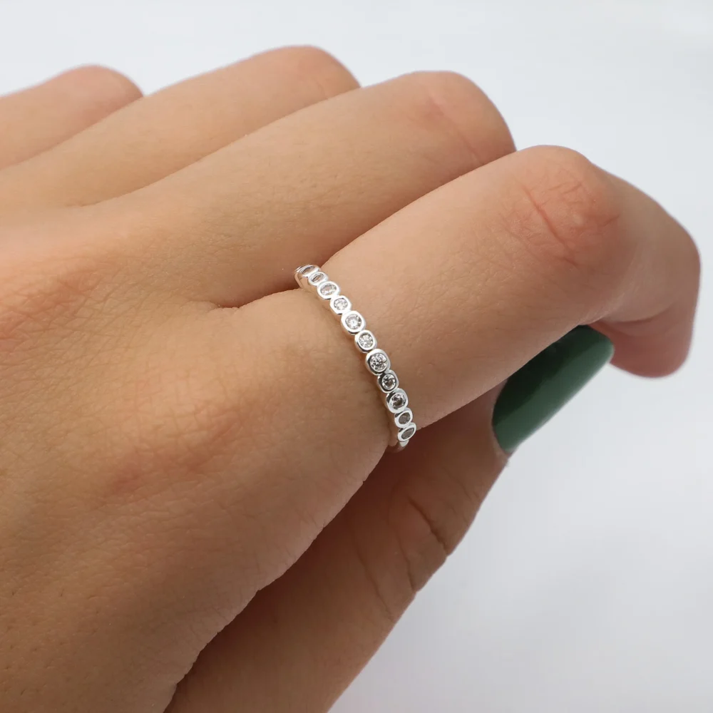 ANILLO ACERO BLANCO