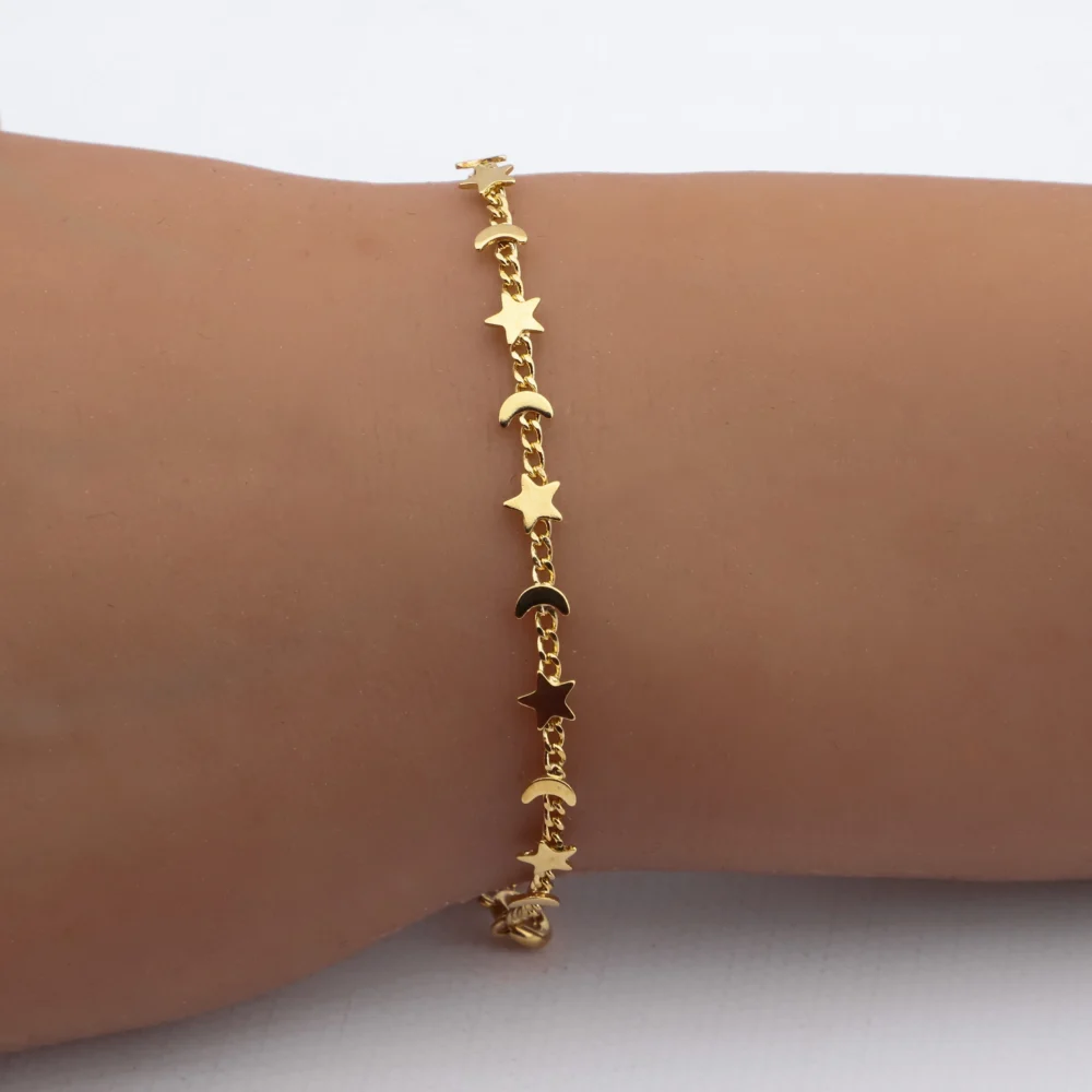 PULSERA ACERO DORADO PREMIUM