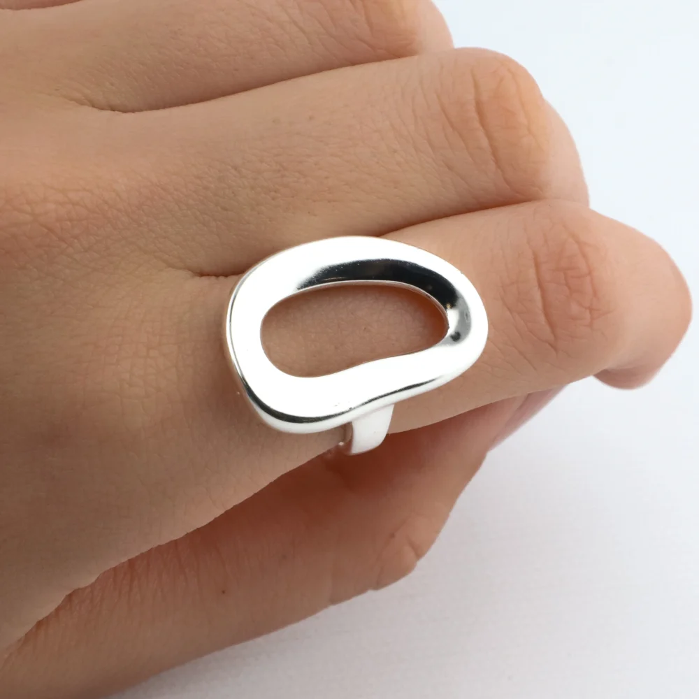 ANILLO ACERO BLANCO