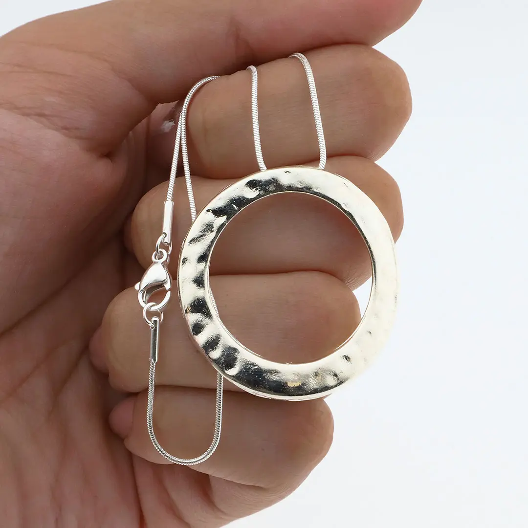 COLGANTE ACERO BLANCO