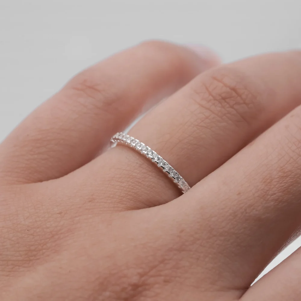 ANILLO ACERO BLANCO PABLO