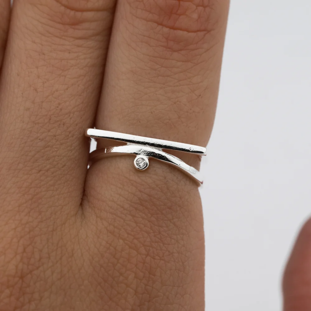 ANILLO ACERO BLANCO PREMIUM