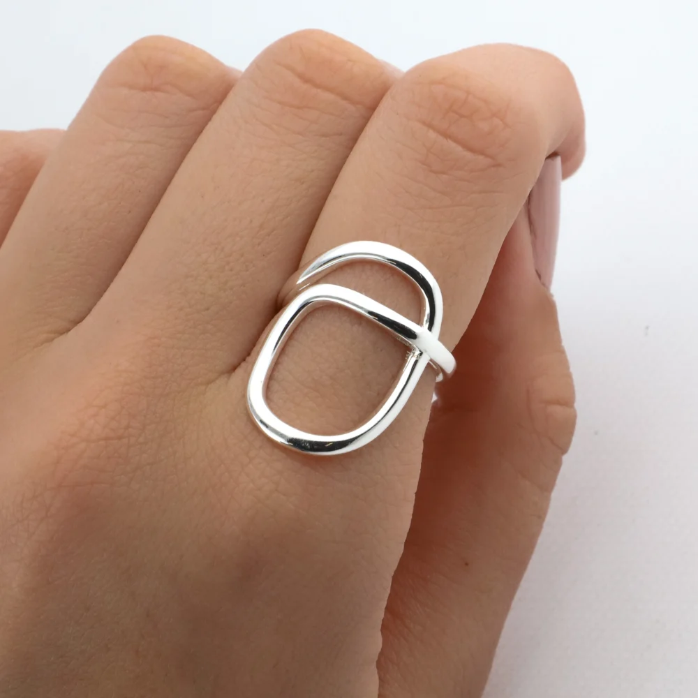 ANILLO ACERO BLANCO