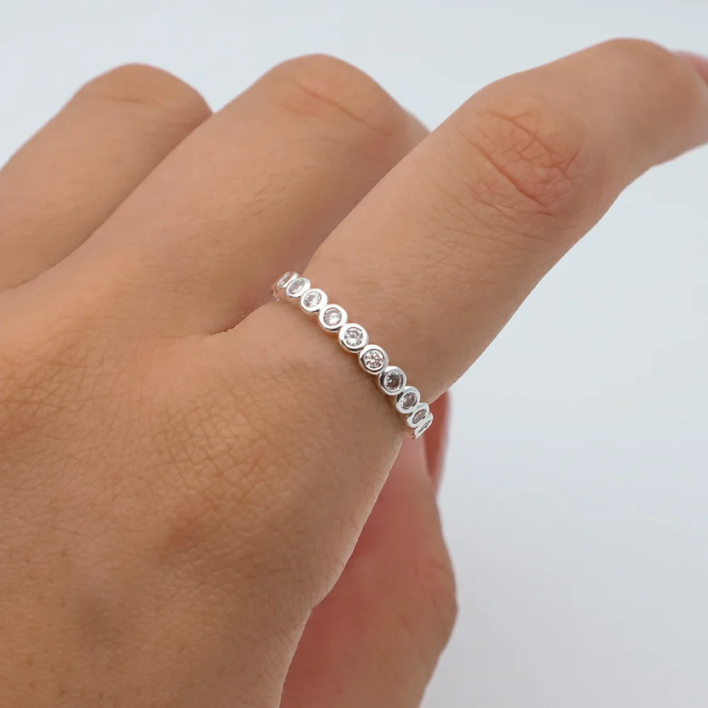 ANILLO ACERO BLANCO