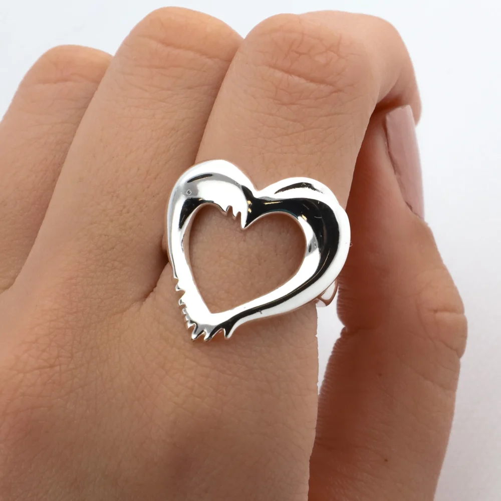 ANILLO ACERO BLANCO