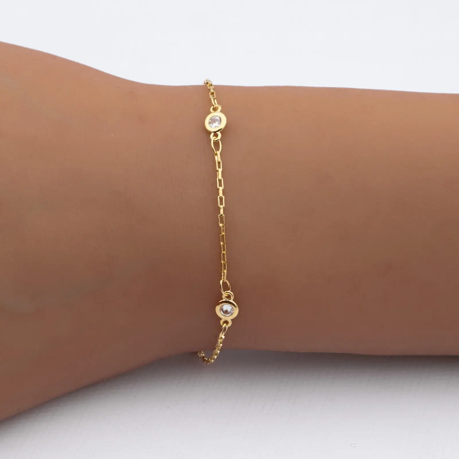 PULSERA ACERO DORADO PREMIUM