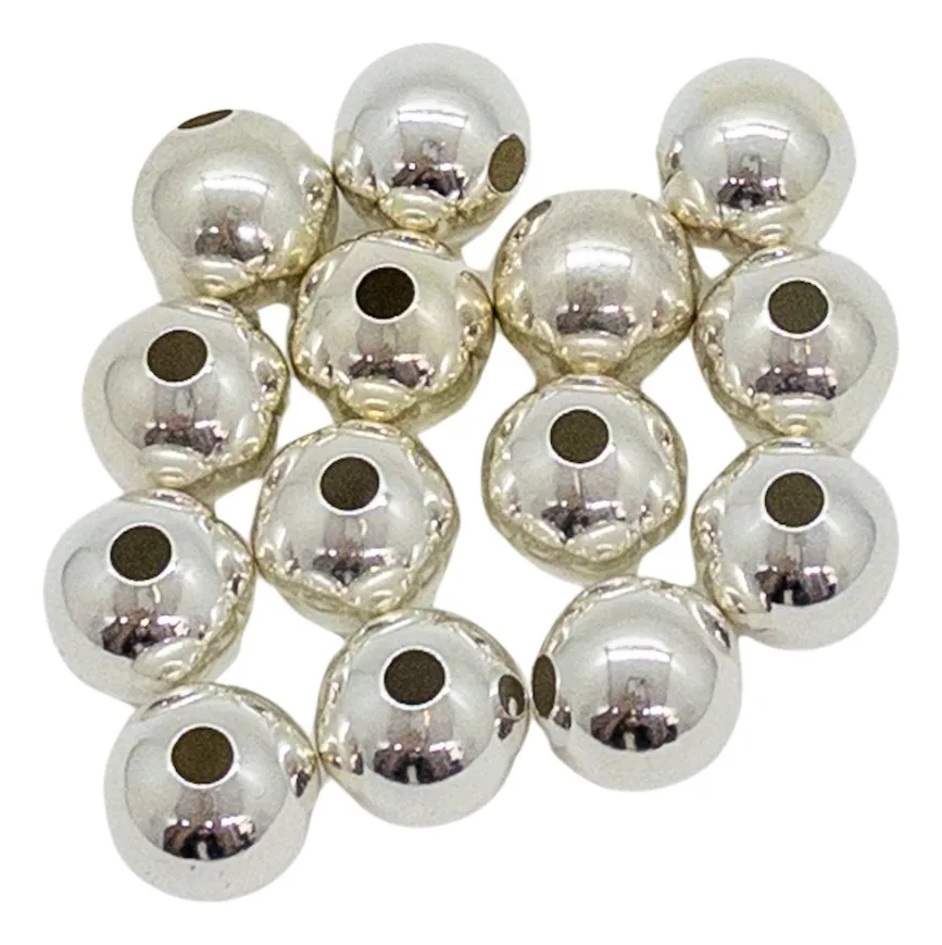 FORNITURA BOLITA DE PLATA 925 12MM -FRN709