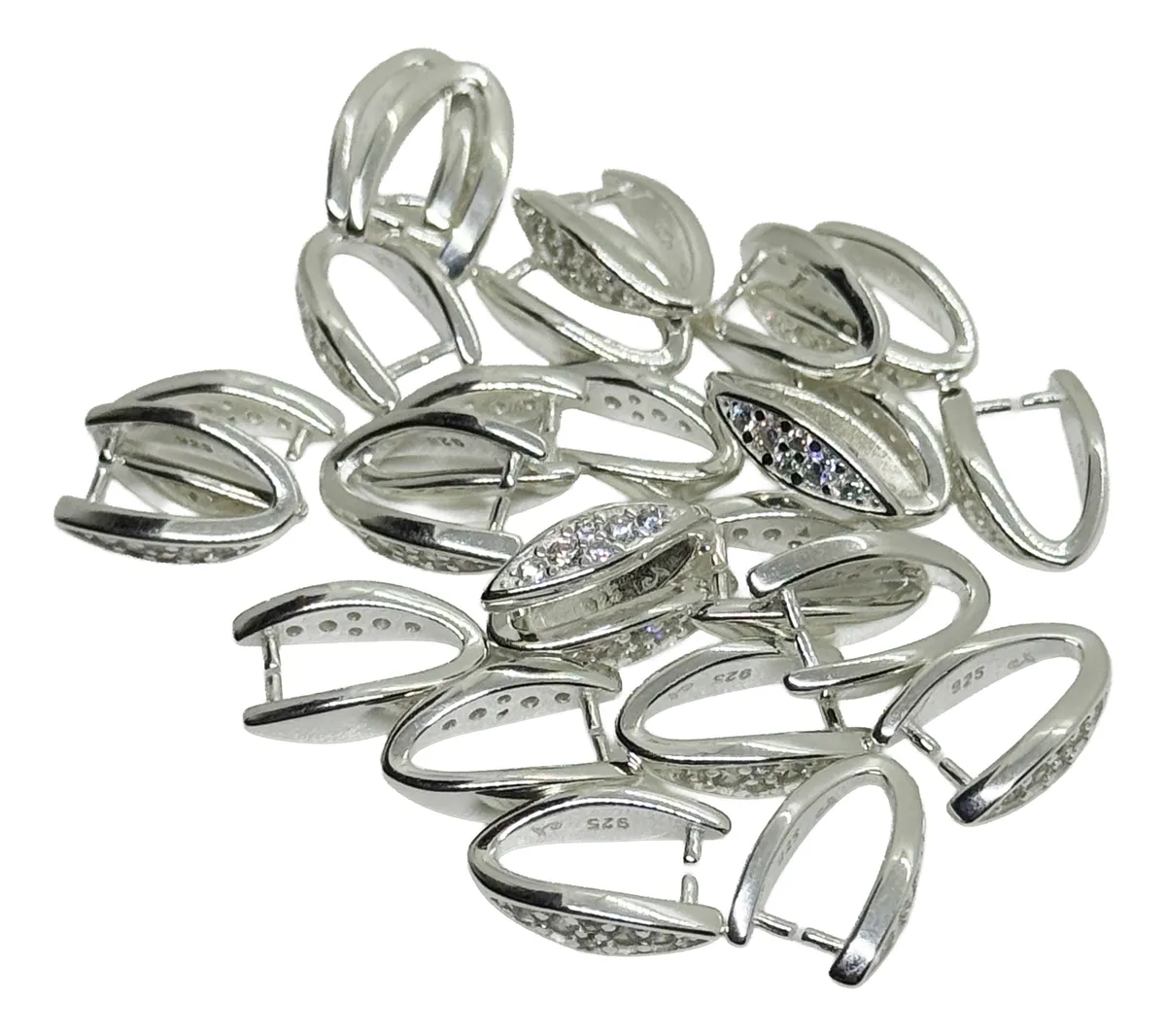 FORNITURA DROP P/ DIJE DE PLATA 925 - FRN700