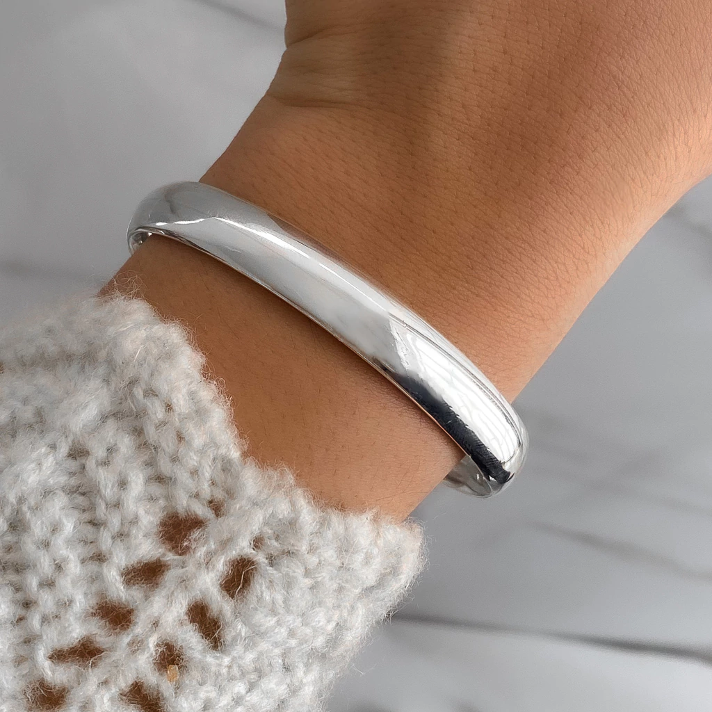 PULSERA ESCLAVA PREMIUM DE PLATA 925- APUL656