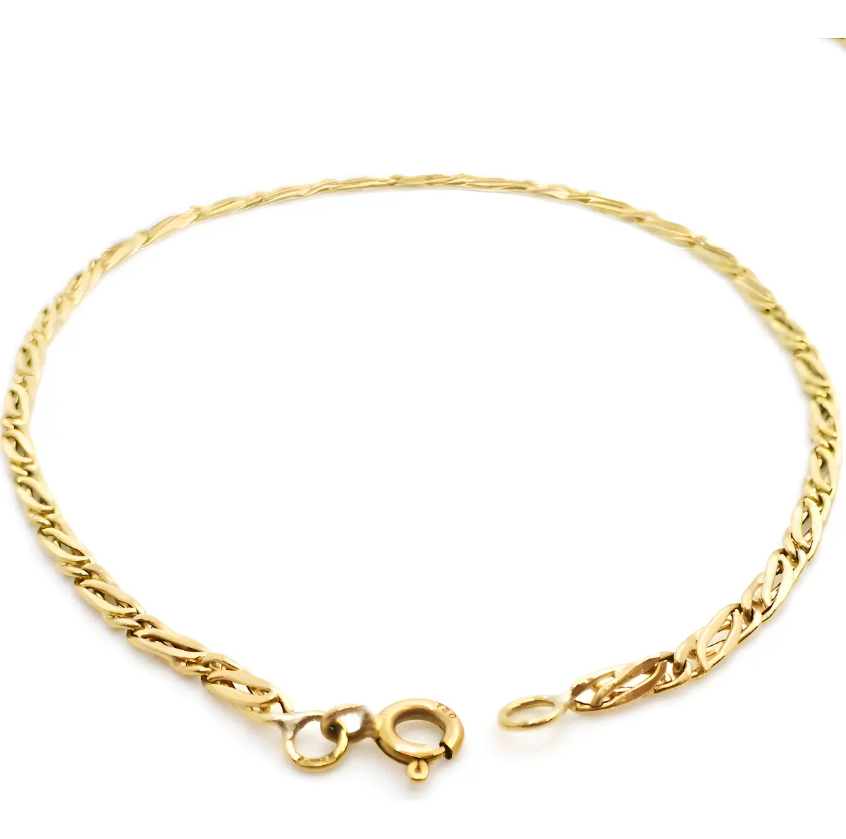 OR105- PULSERA ESPIGA ORO 18K UNISEX 2,2 GR