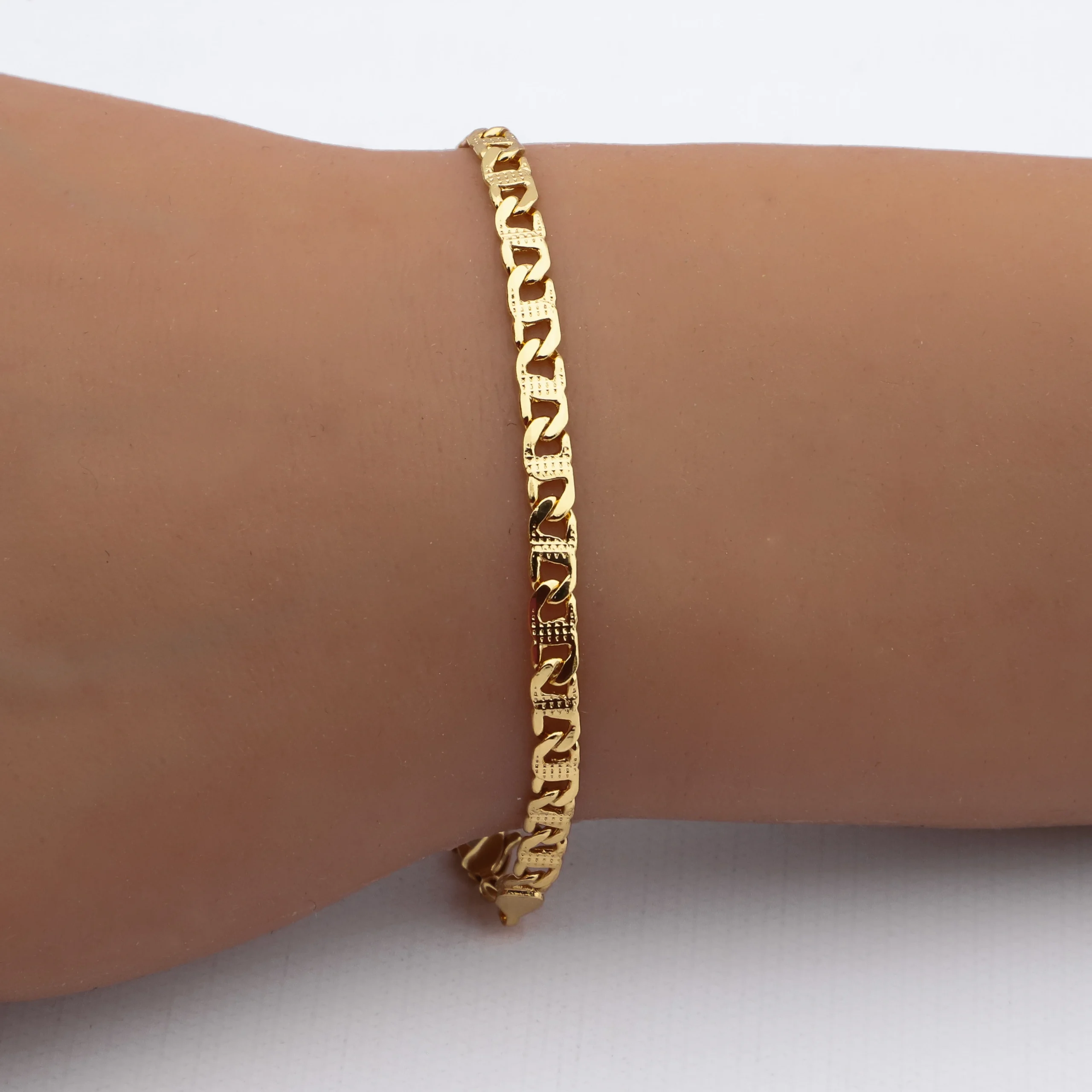 PULSERA ACERO DORADO PREMIUM