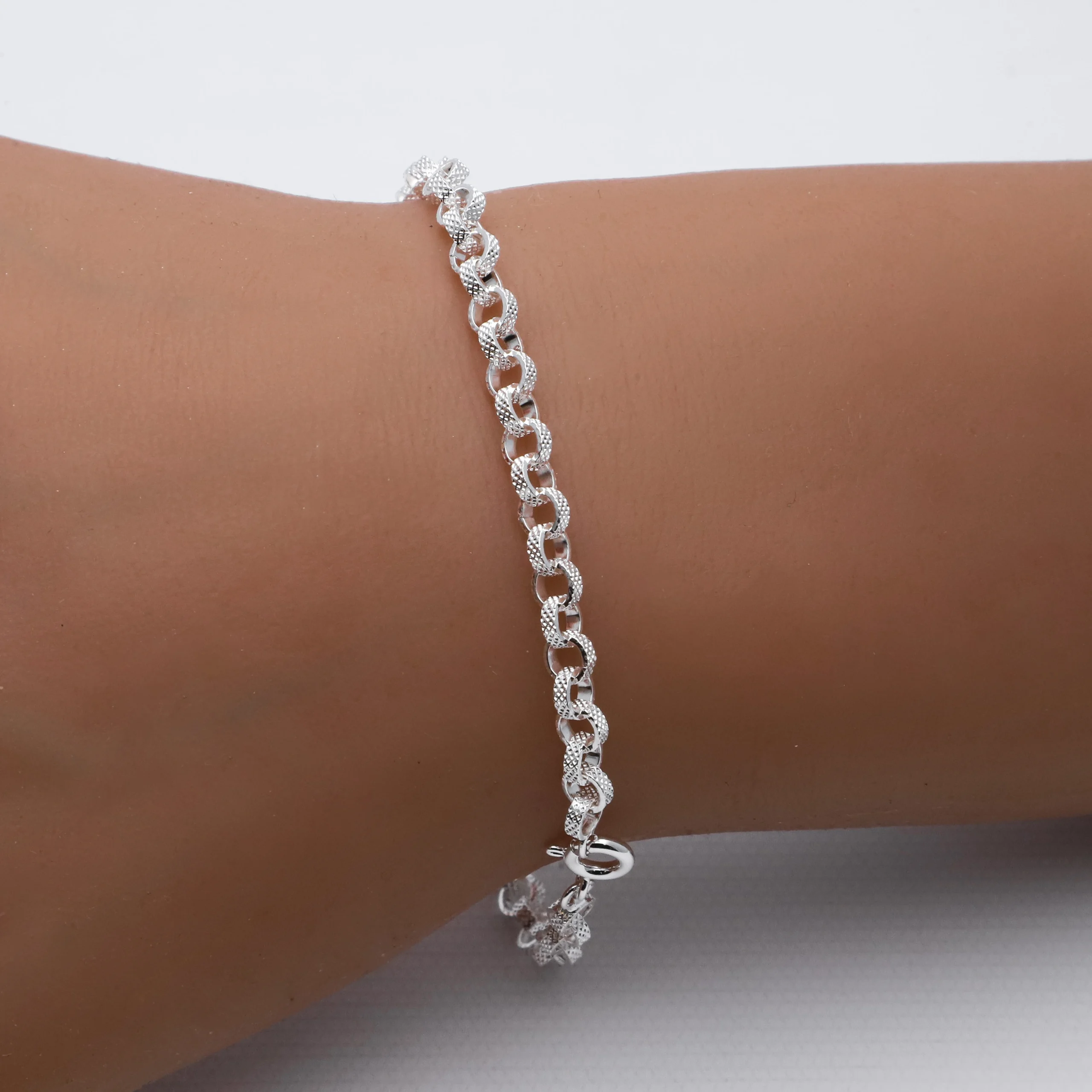 PULSERA ACERO BLANCO PREMIUM