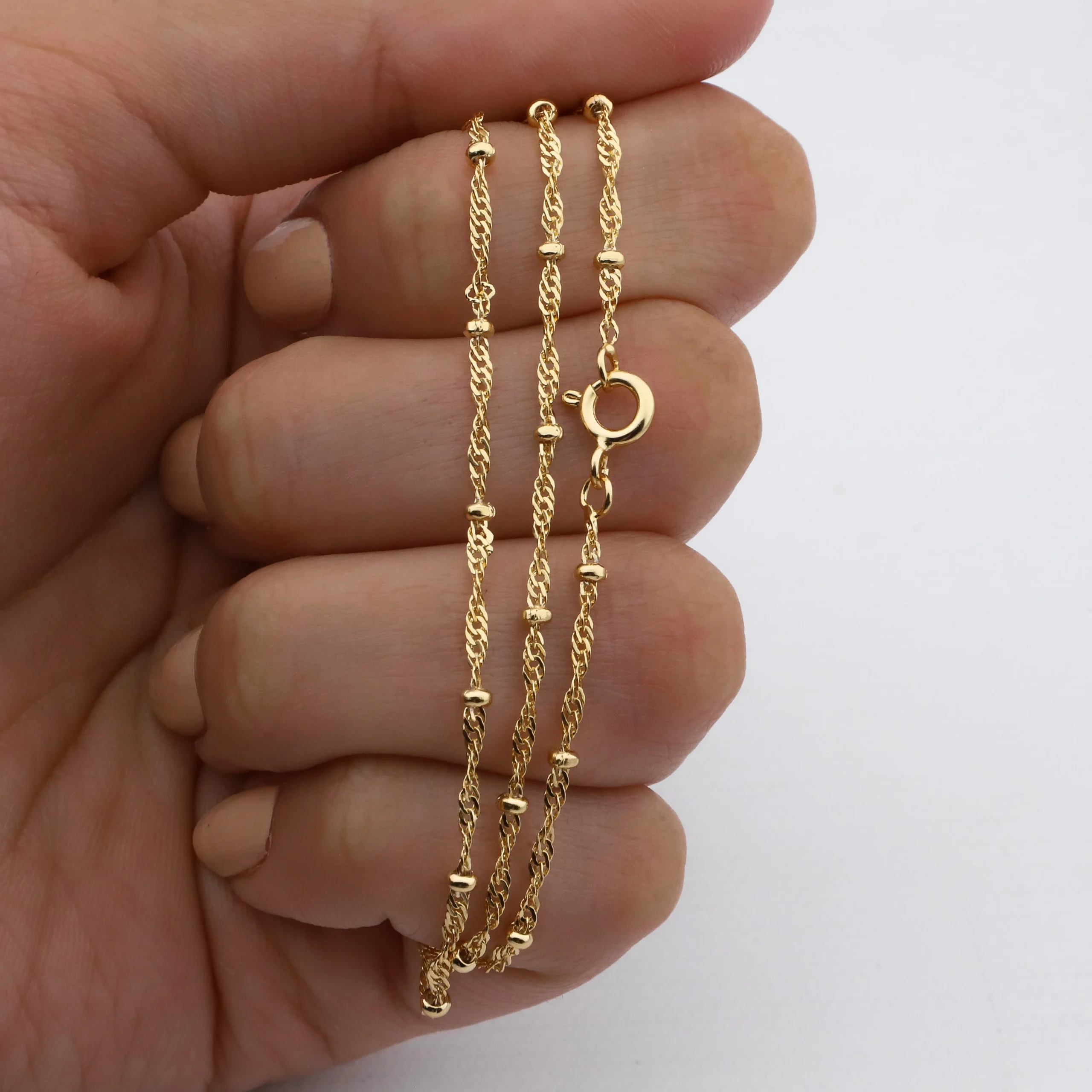 CADENA ACERO DORADO PREMIUM