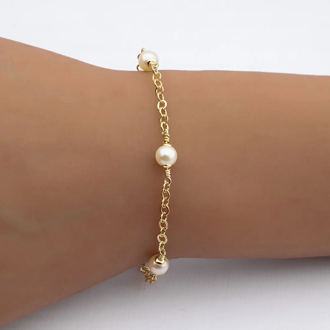 PULSERA ACERO DORADO PREMIUM