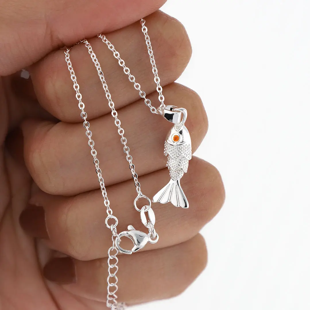 COLLAR ACERO BLANCO