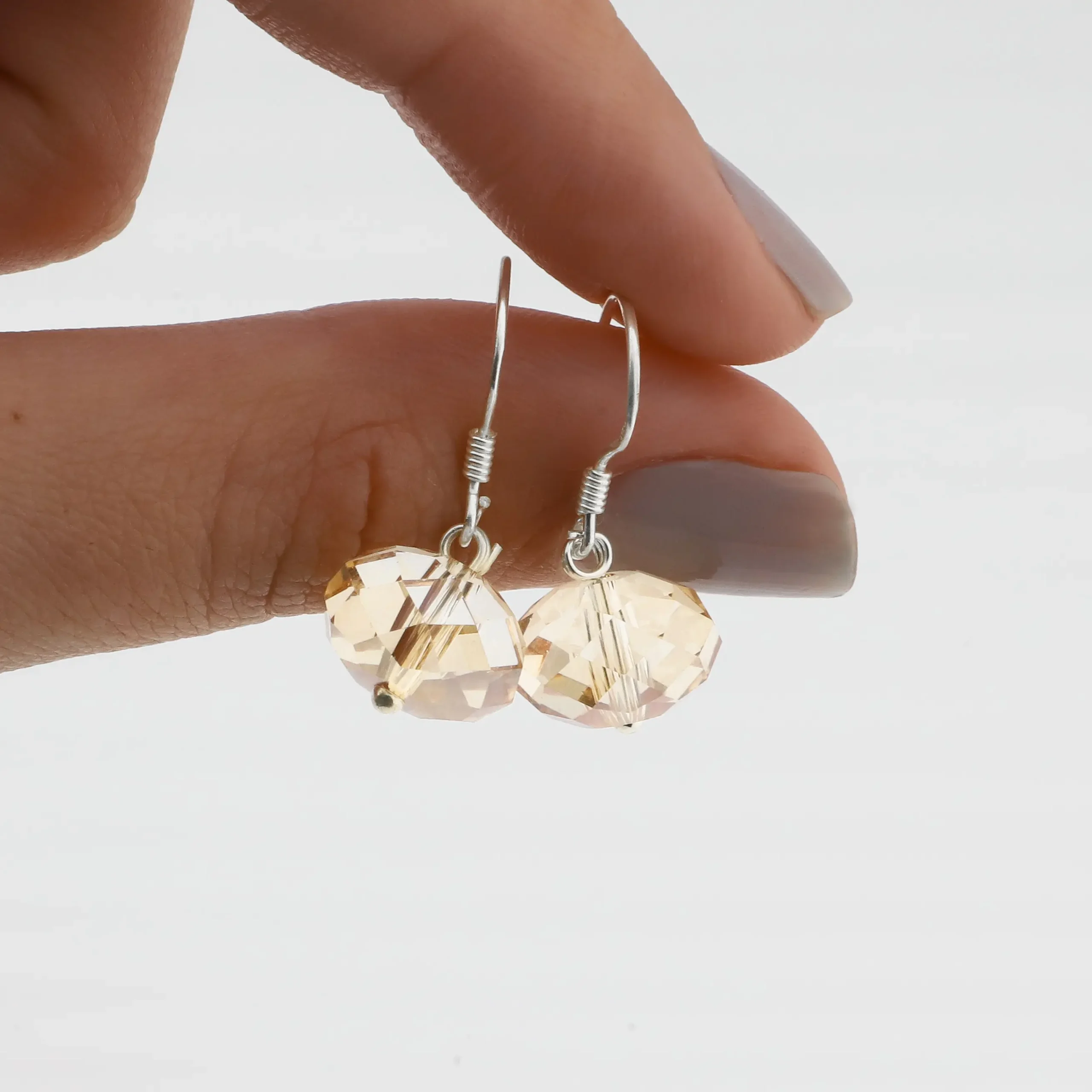 AROS ACERO BLANCO SWAROVSKI PREMIUM