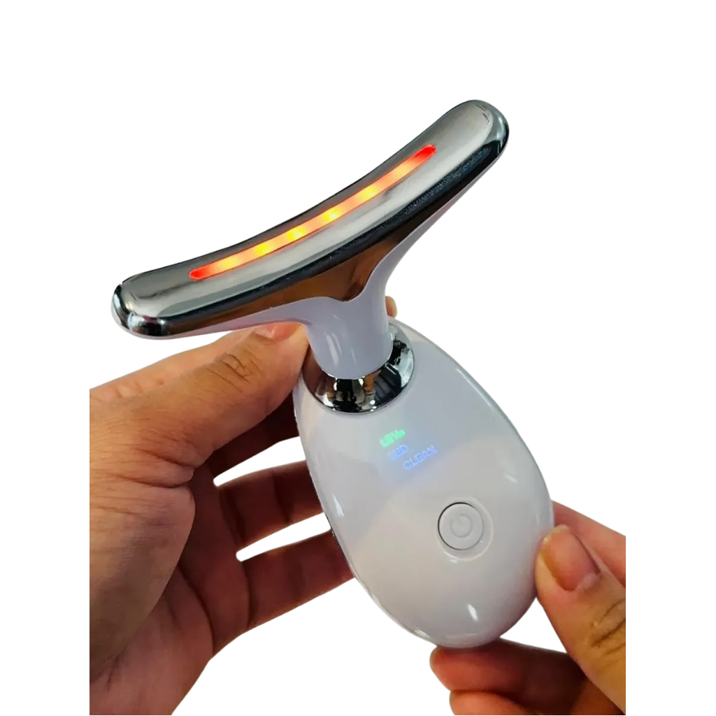 Masajeador Facial Reafirmante con Luz LED y Calor -SMAR114A
