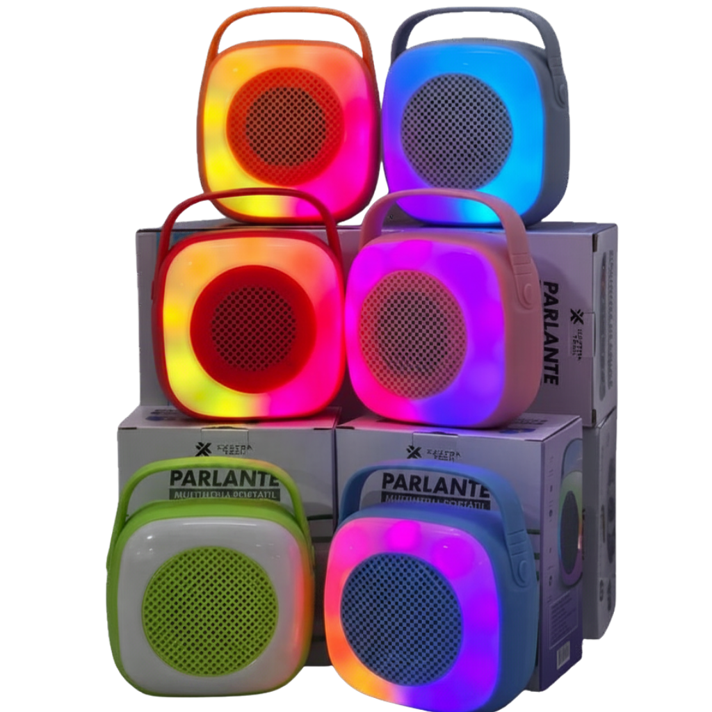 PARLANTE BLUETOOTH LED MULTICOLOR (COLOR A ELECCION) - SMAR0150