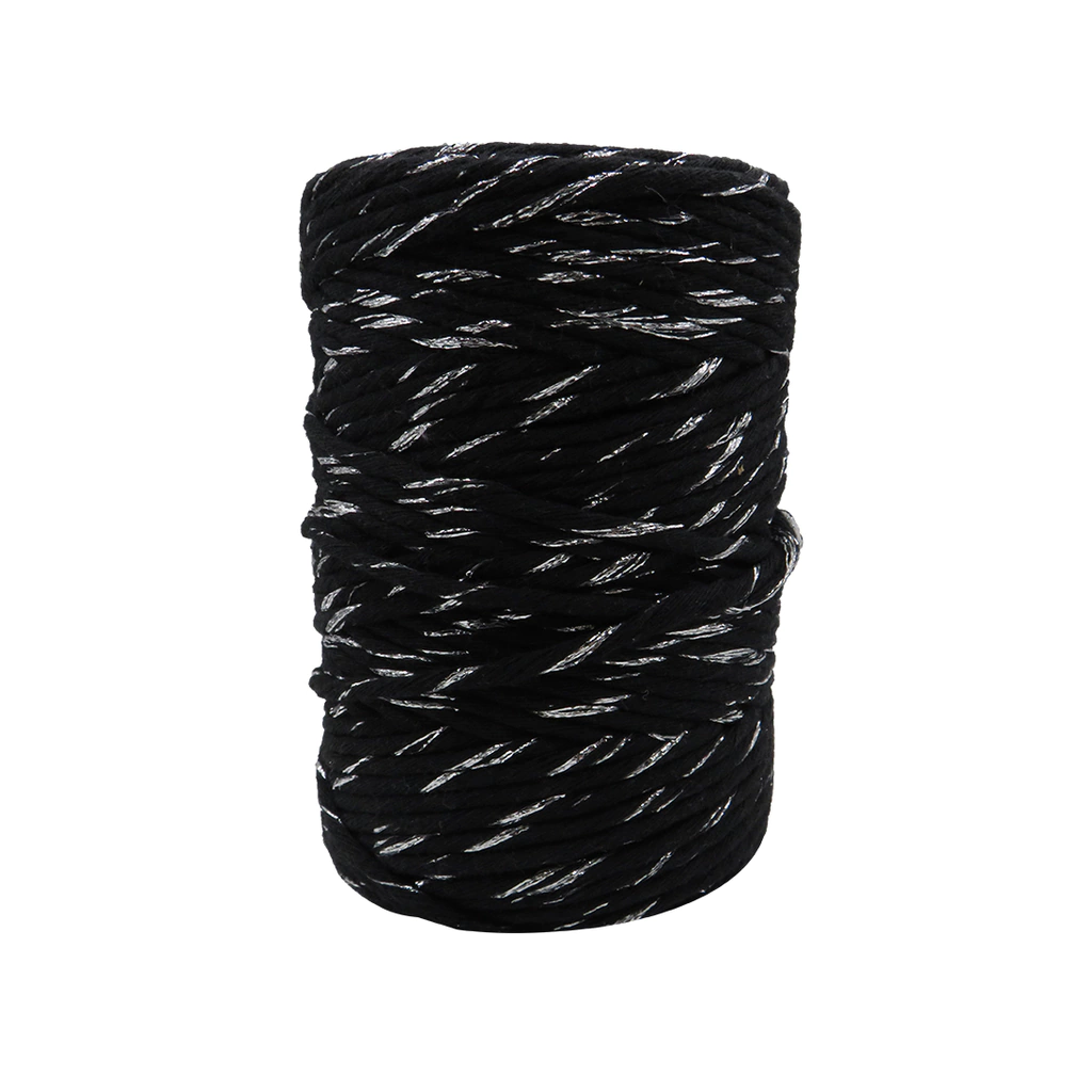 Hilo Mix Cotton Lurex Plateado 36 H