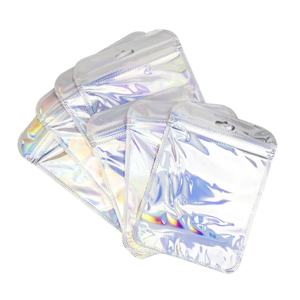 Bolsa Holografica con Cierre Zipper 12.5...
