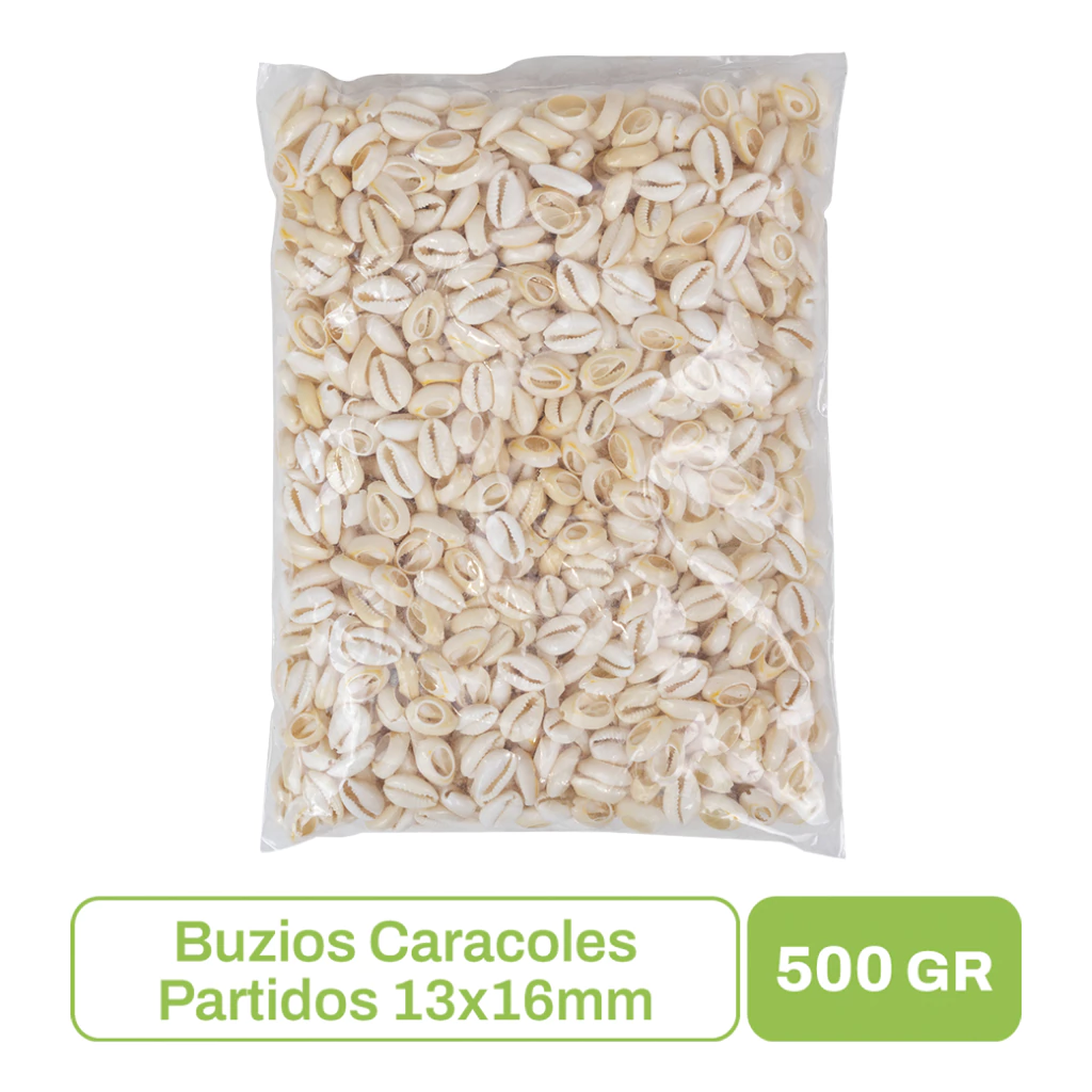 Paquete Buzios Caracoles Partidos Pequeñ...