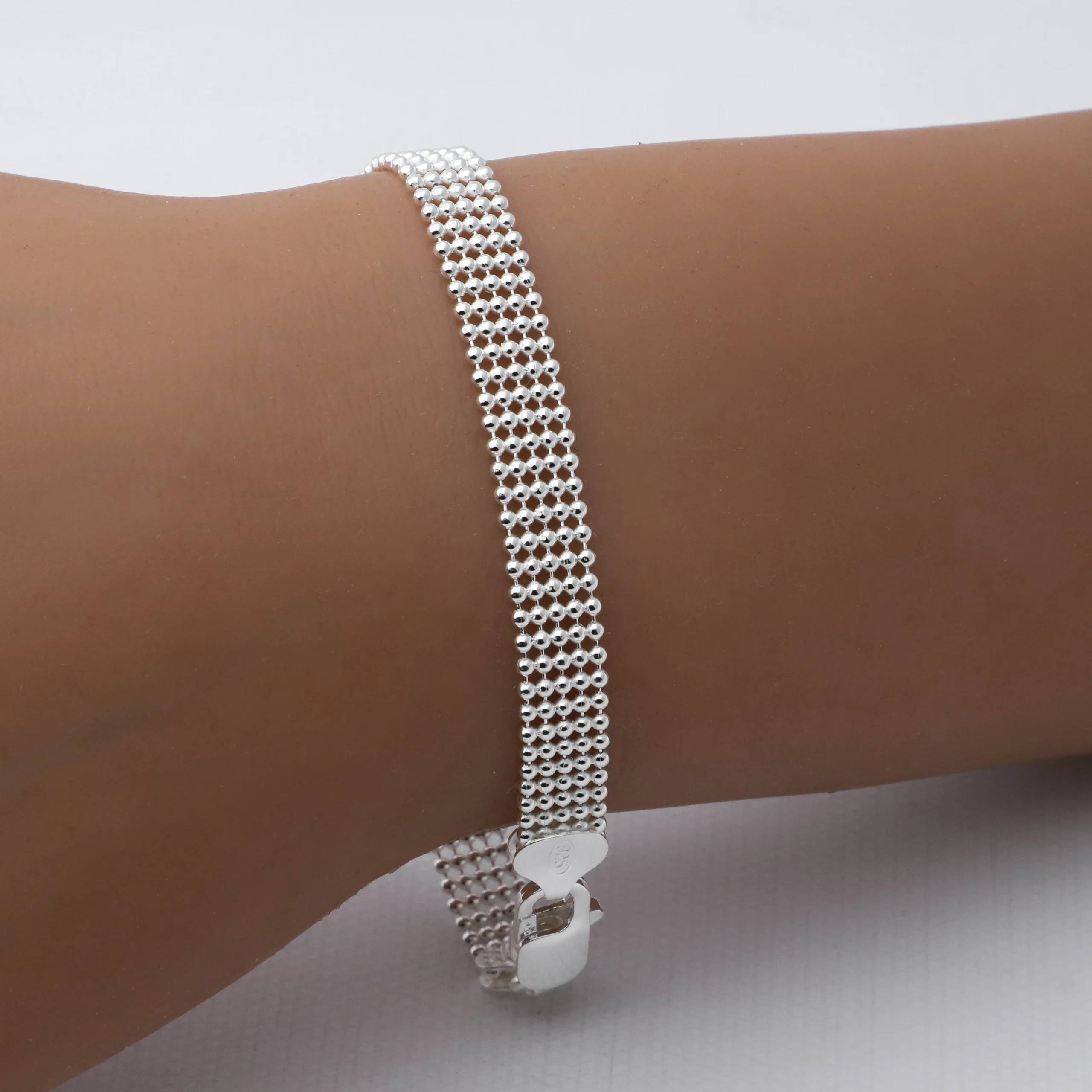 PULSERA MALLA PLANA