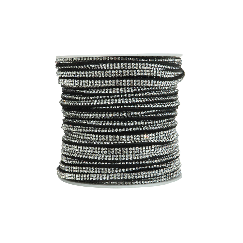 Gamuza con Strass 2 lineas x 30 mt