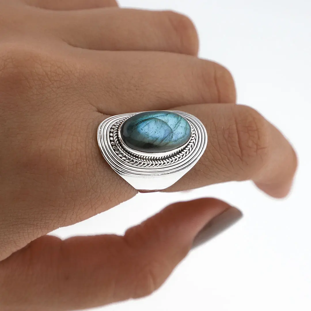 ANILLO LABRADORITA