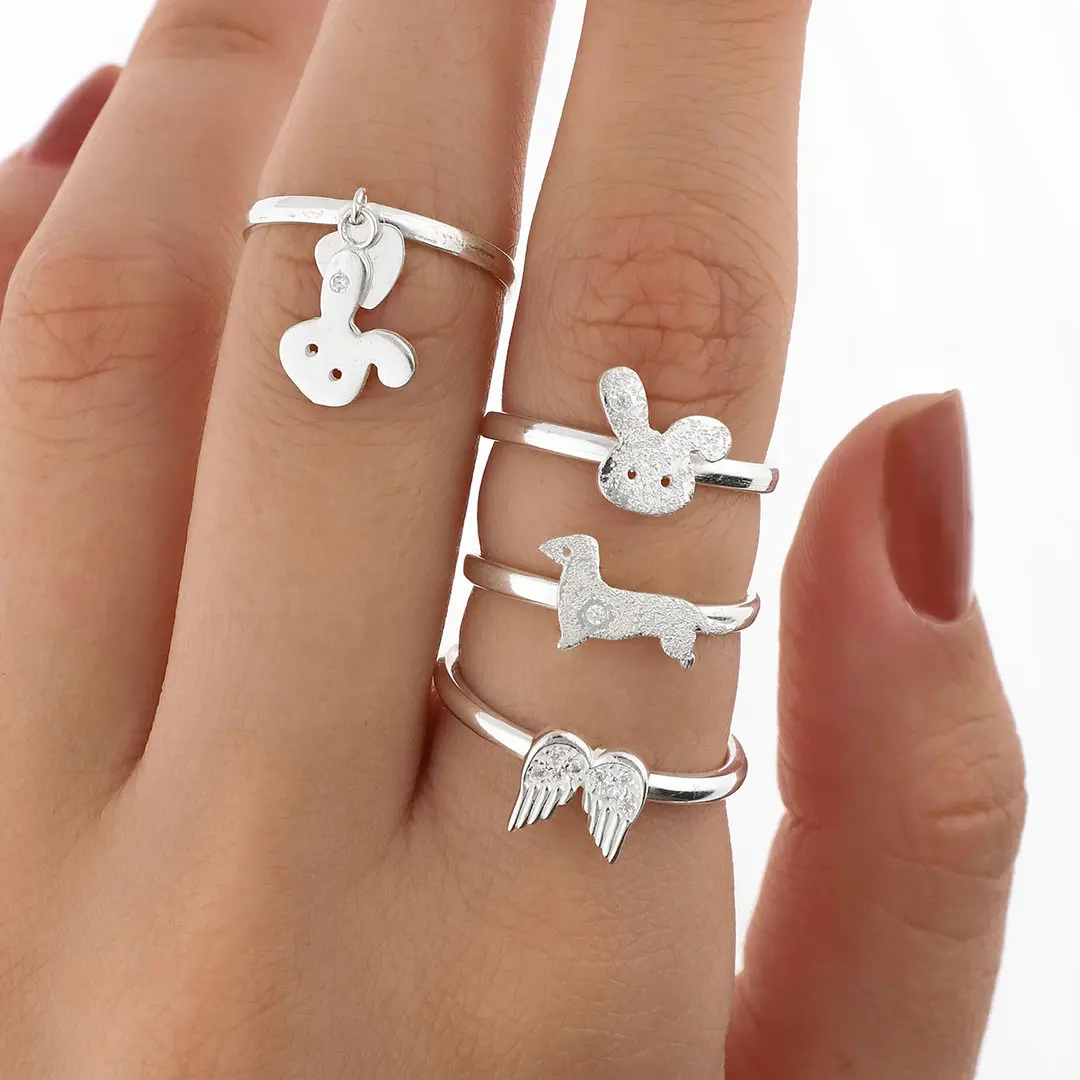 PACK ANILLOS PLATING X4