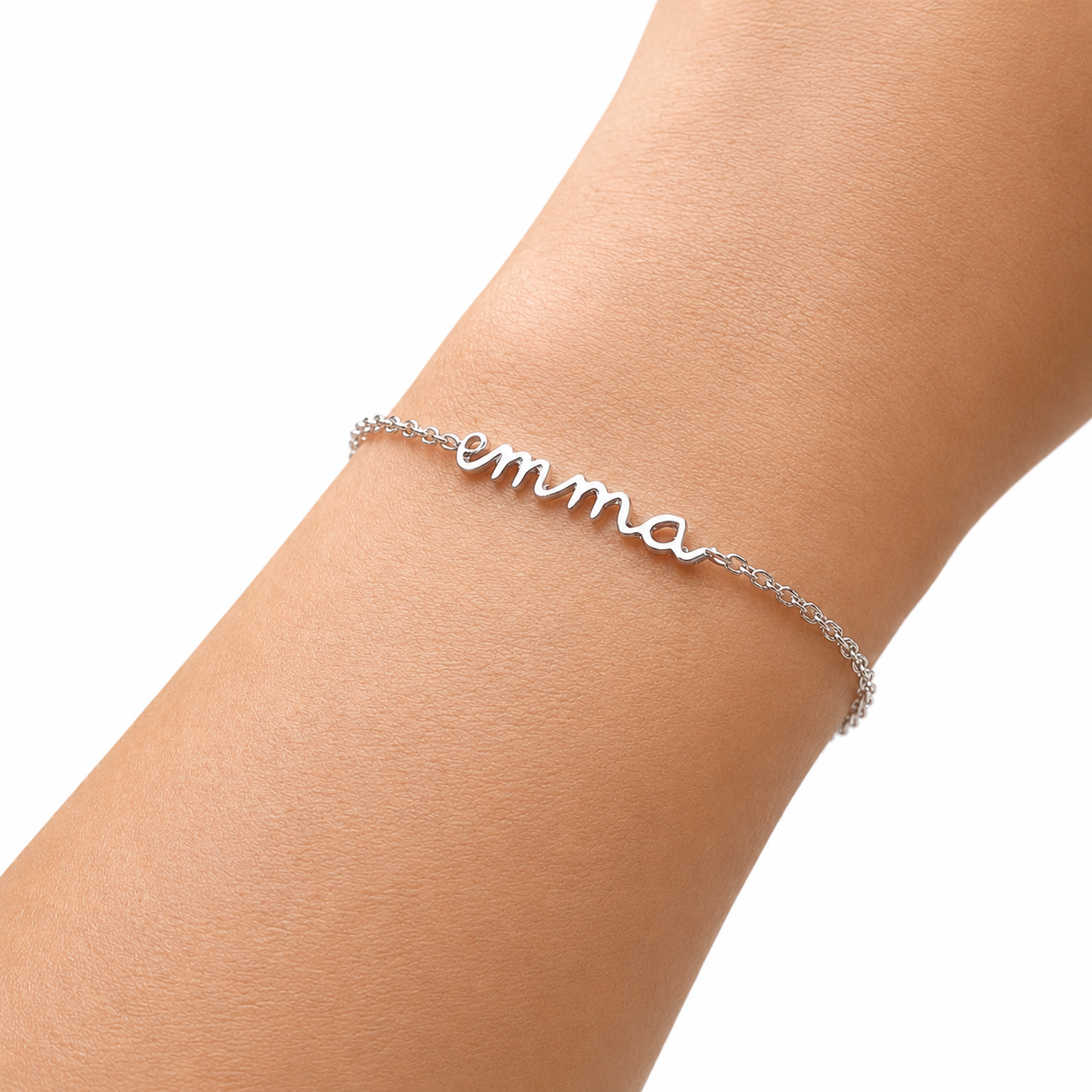 Pulsera Nombre Plata 925 Personalizada Mujer -PUL32310