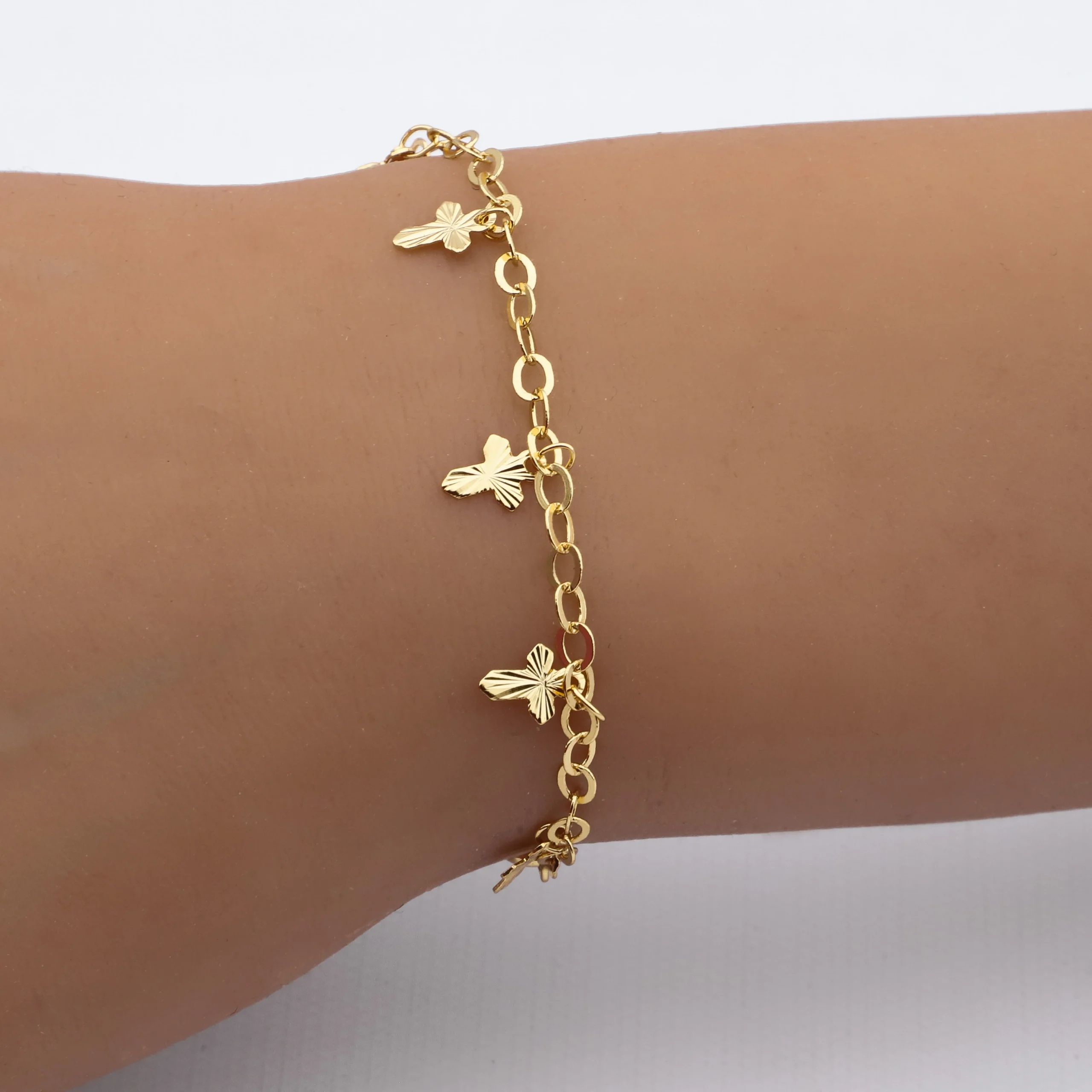 PULSERA ACERO DORADO PREMIUM