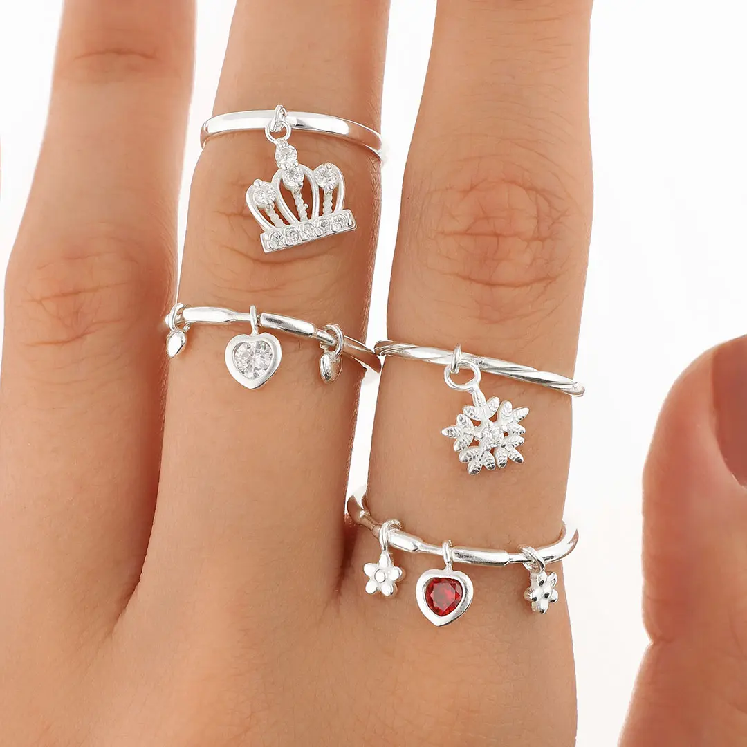 PACK ANILLOS PLATING X4