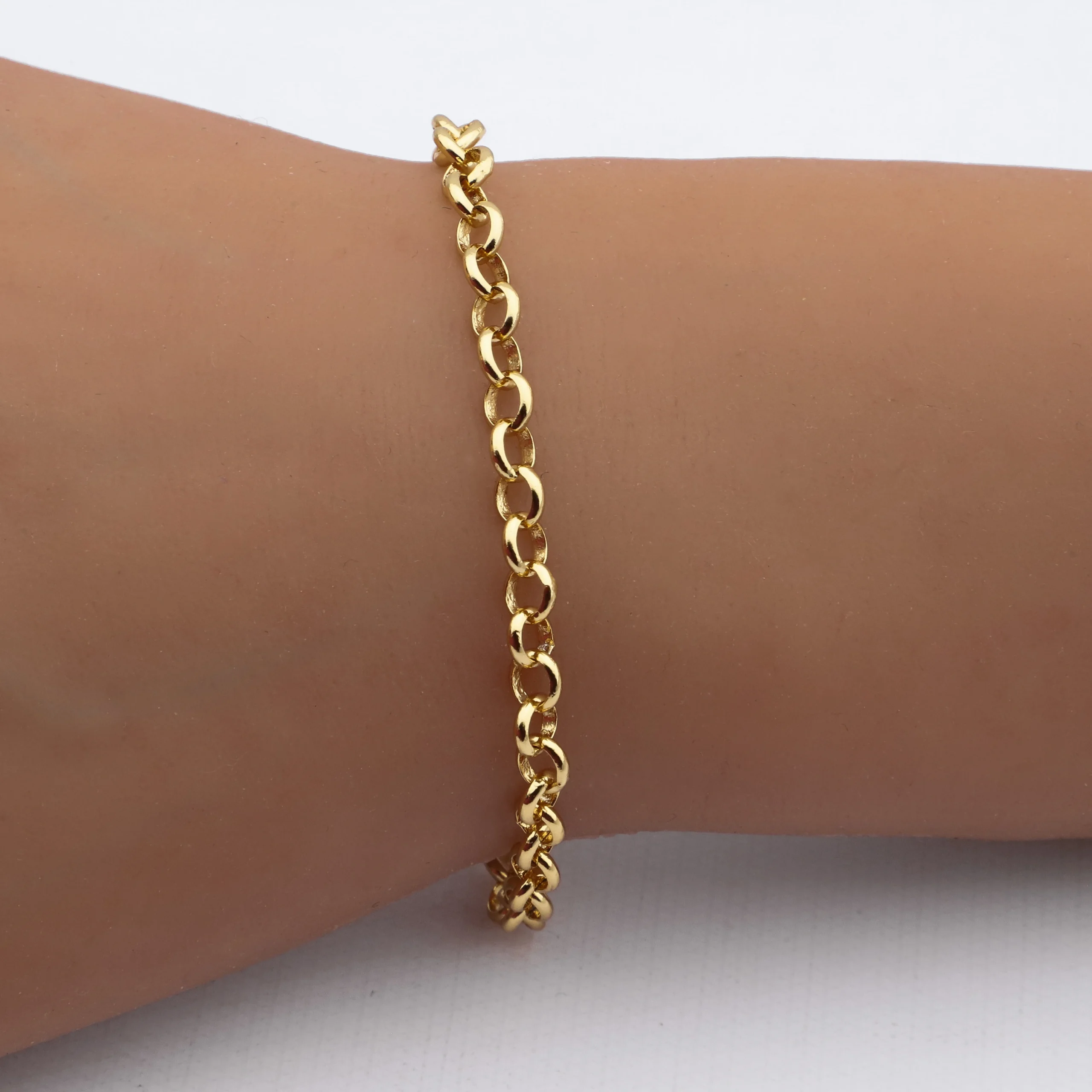 PULSERA ACERO DORADO PREMIUM