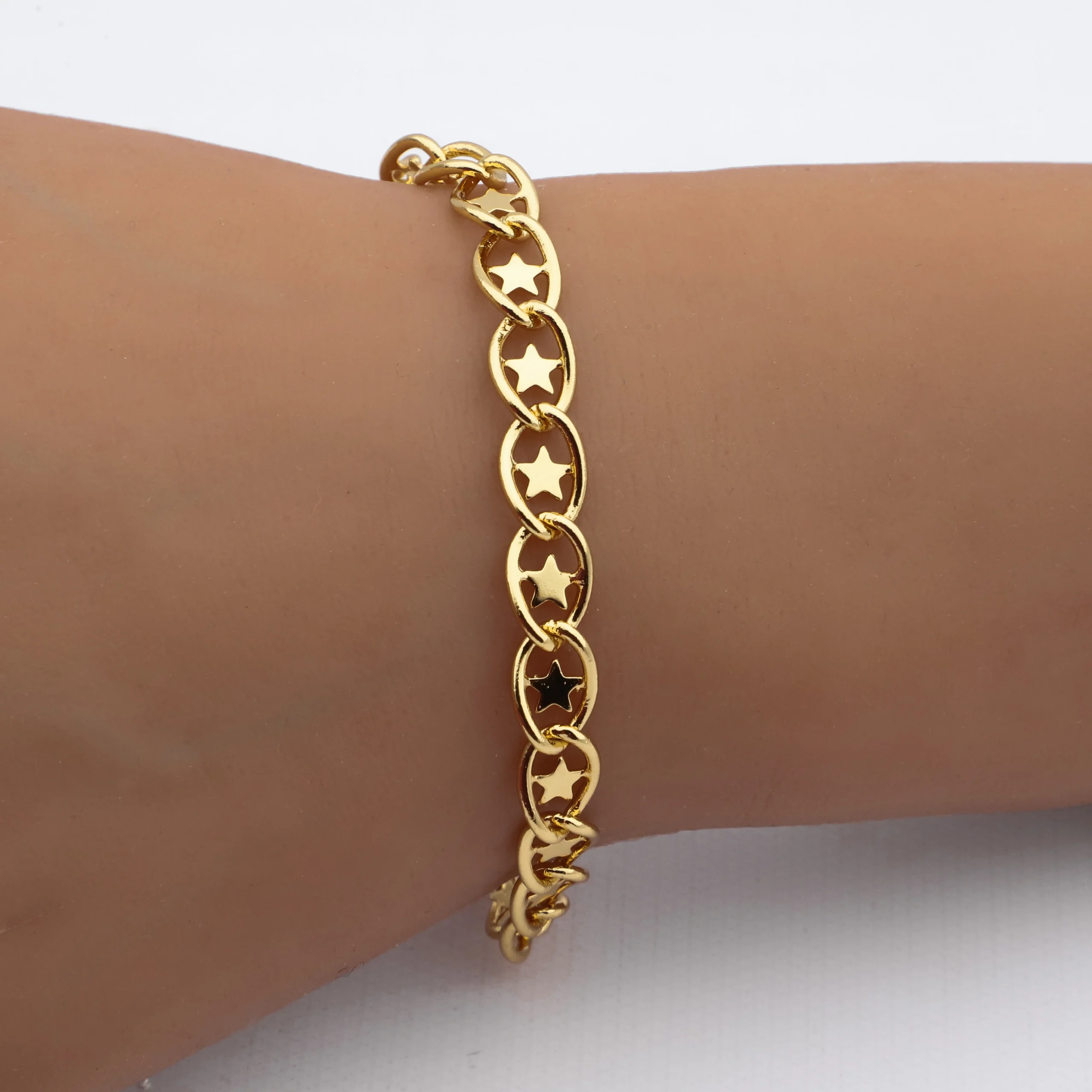 PULSERA ACERO DORADO PREMIUM