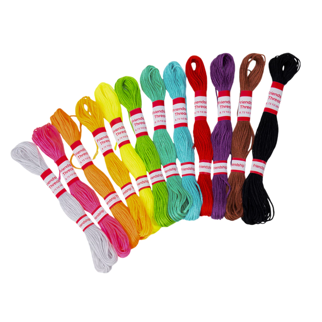 Hilo Mouline Para Bordar Mix Fluor