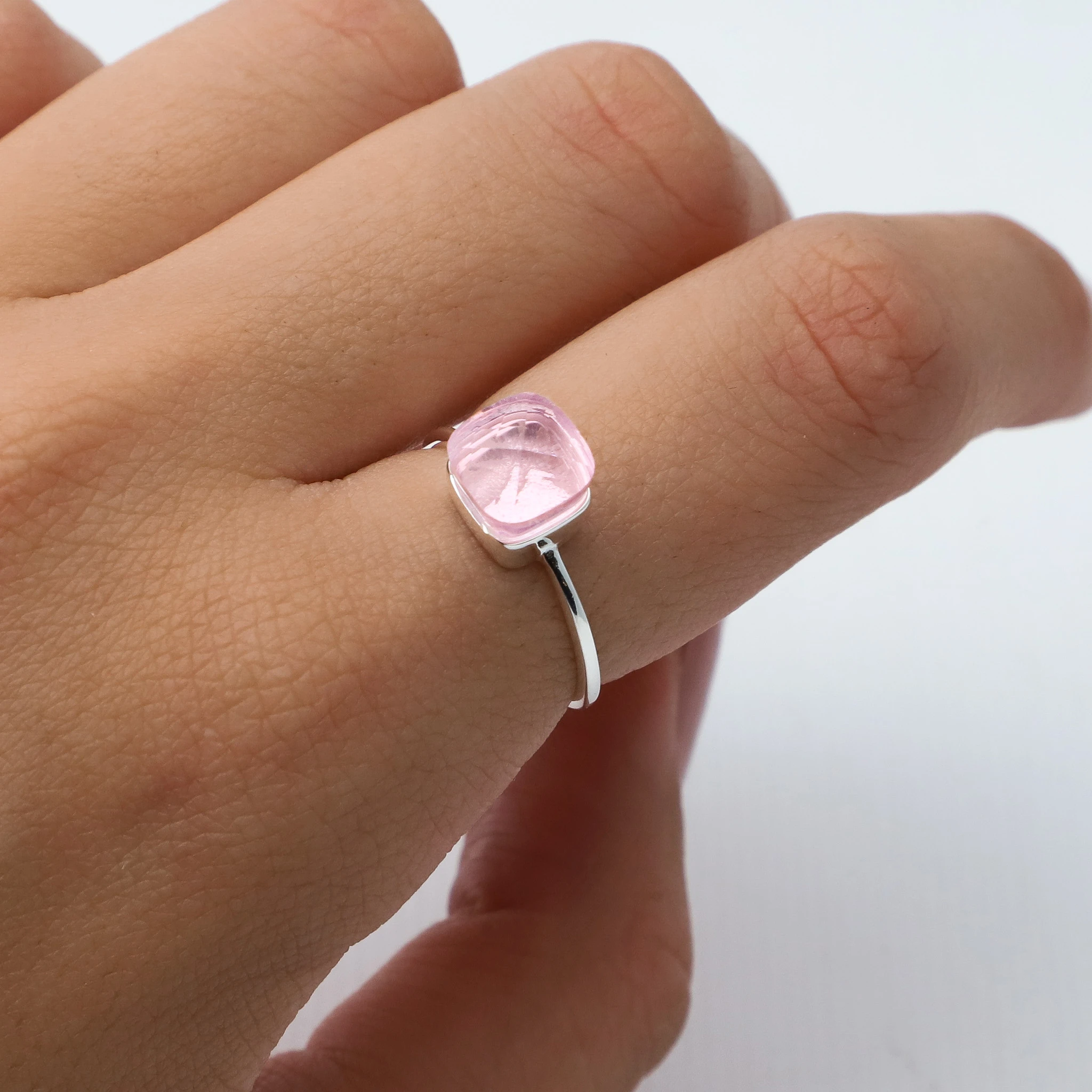 ANILLO PIEDRA ROSA