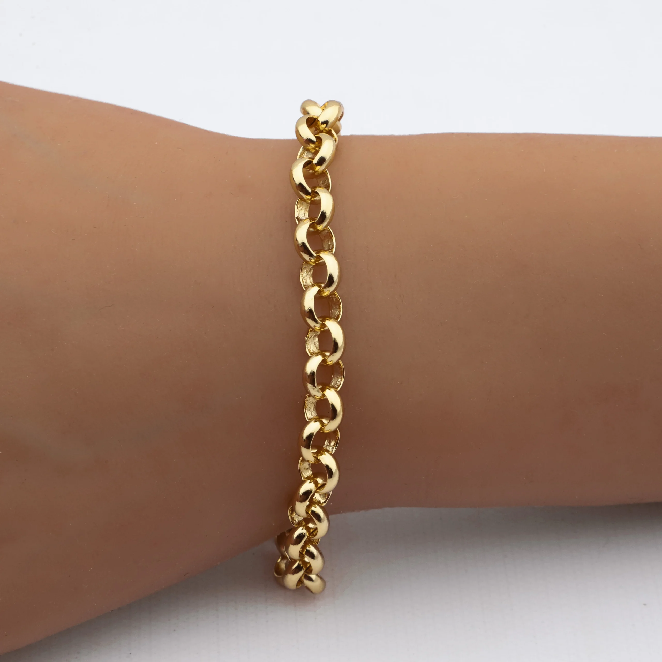 PULSERA ACERO DORADO PREMIUM