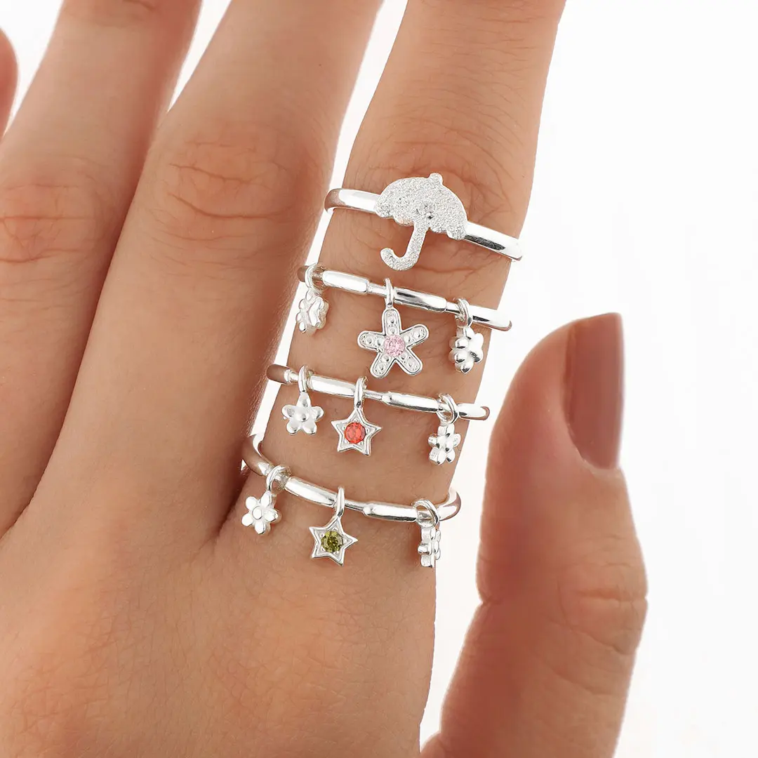 PACK ANILLOS PLATING X4