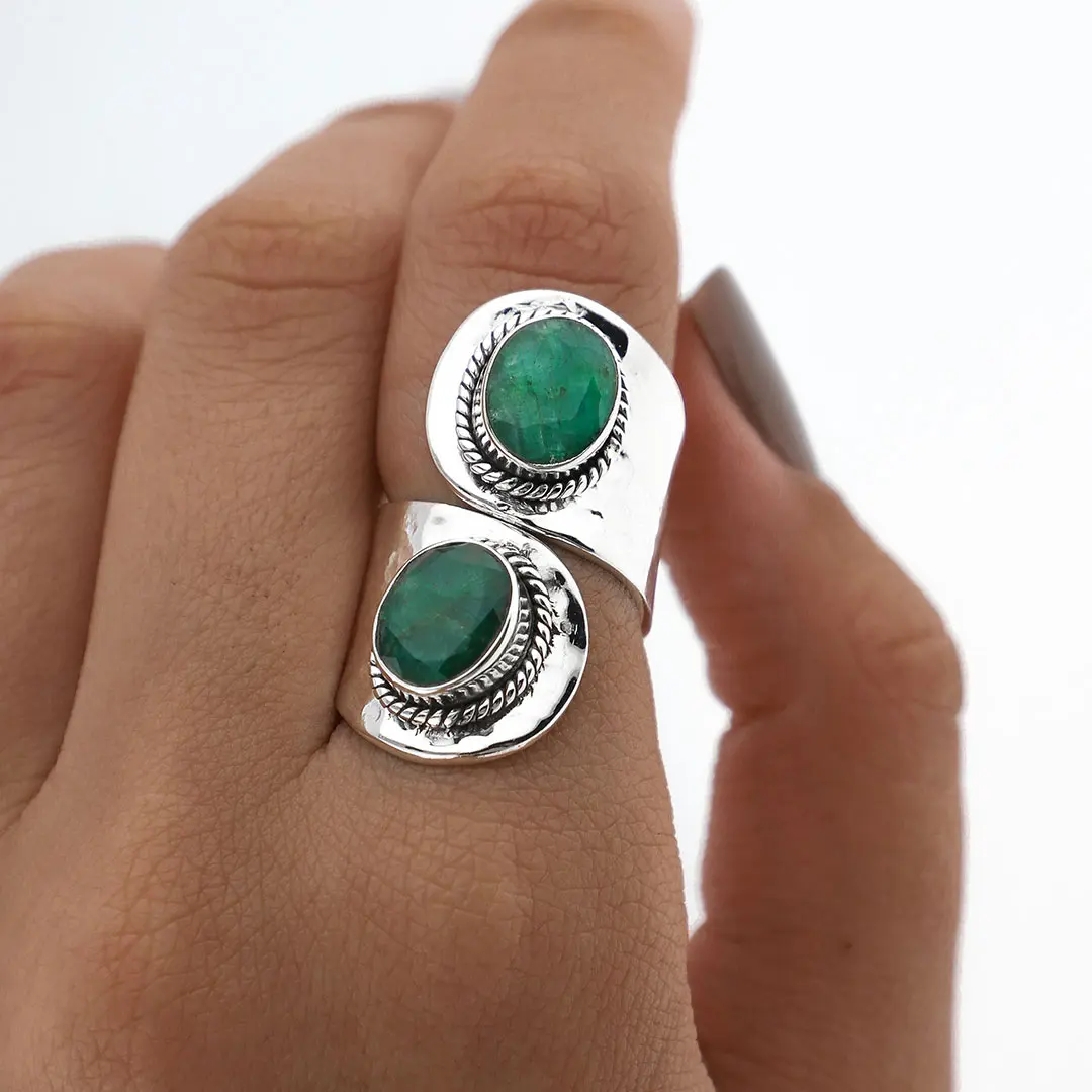 ANILLO AVENTURINA VERDE