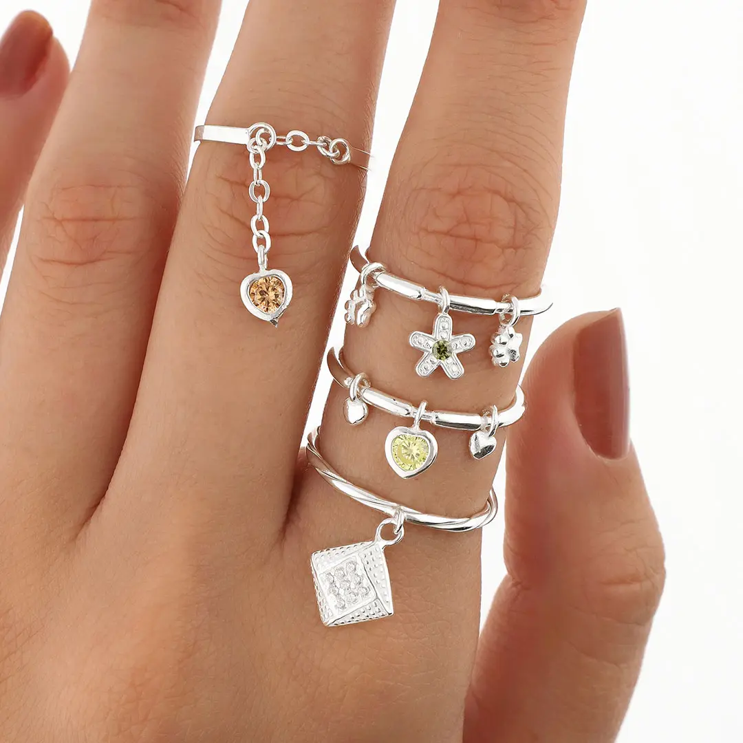 PACK ANILLOS PLATING X4