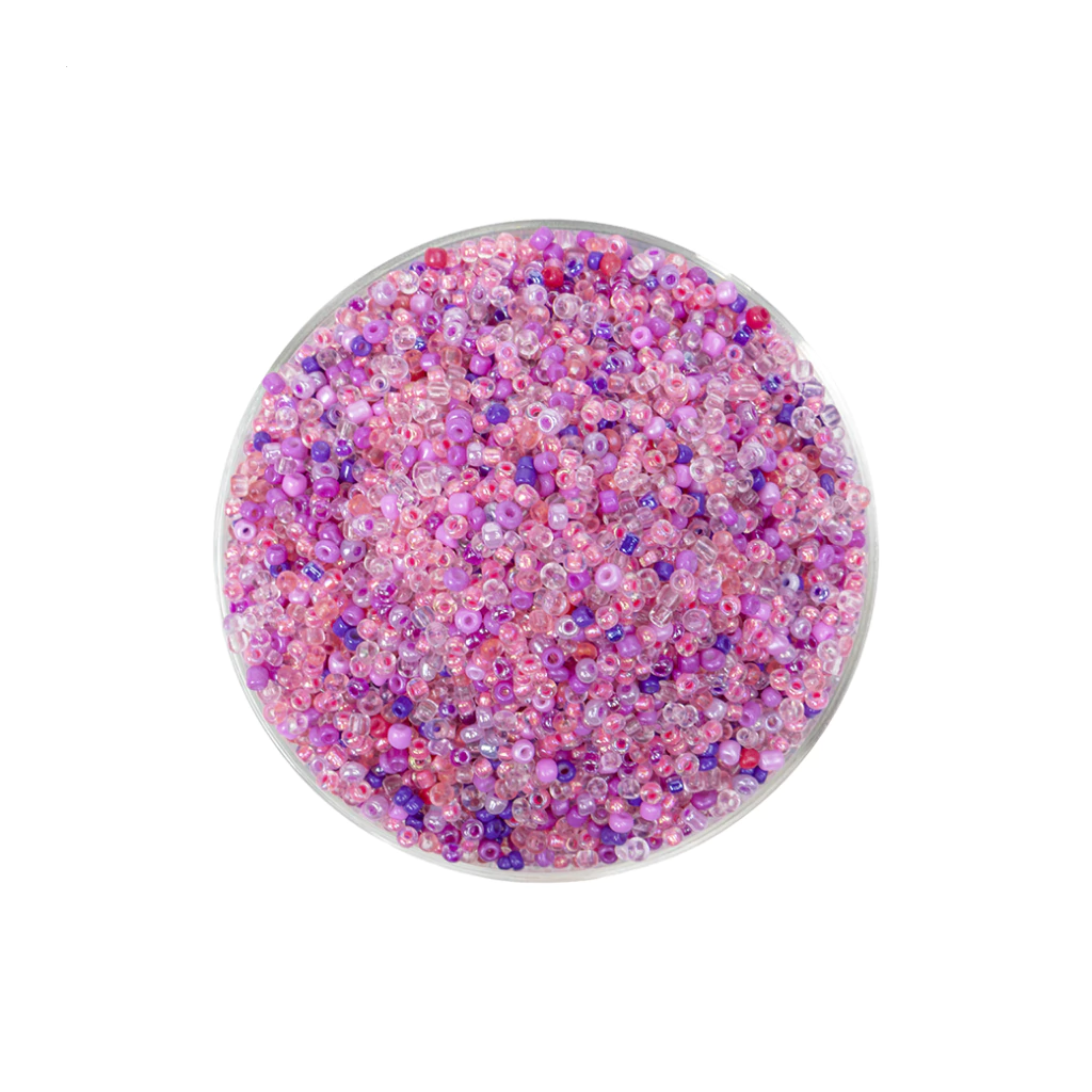 Mostacilla Fucsia Mix x 50gr