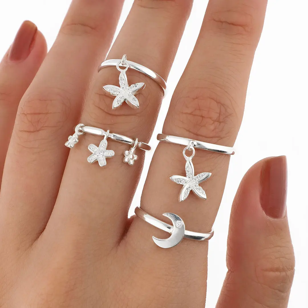 PACK ANILLOS PLATING X4