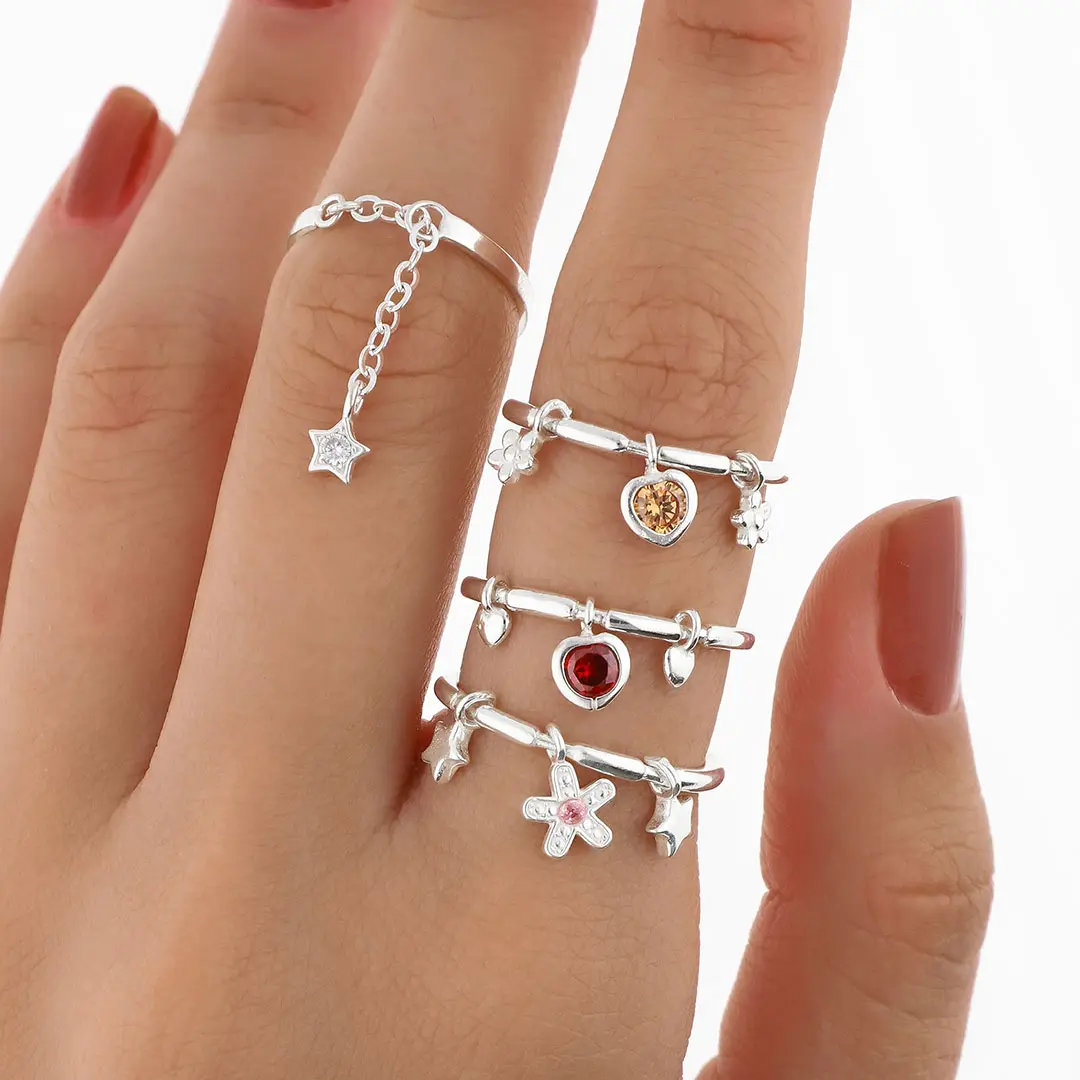 PACK ANILLOS PLATING X4