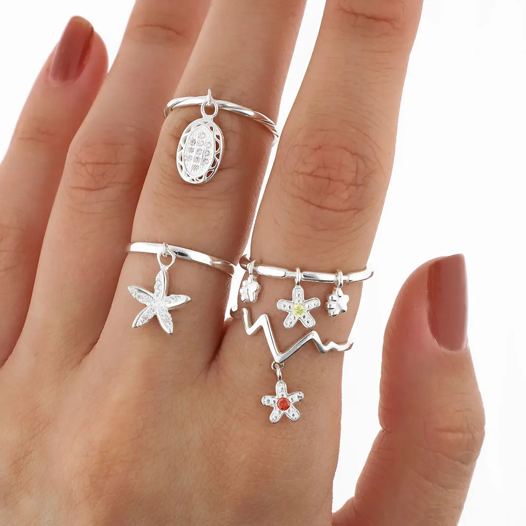 PACK ANILLOS PLATING X4