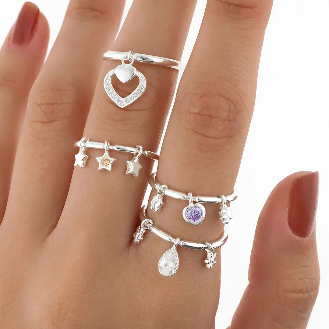 PACK ANILLOS PLATING X4