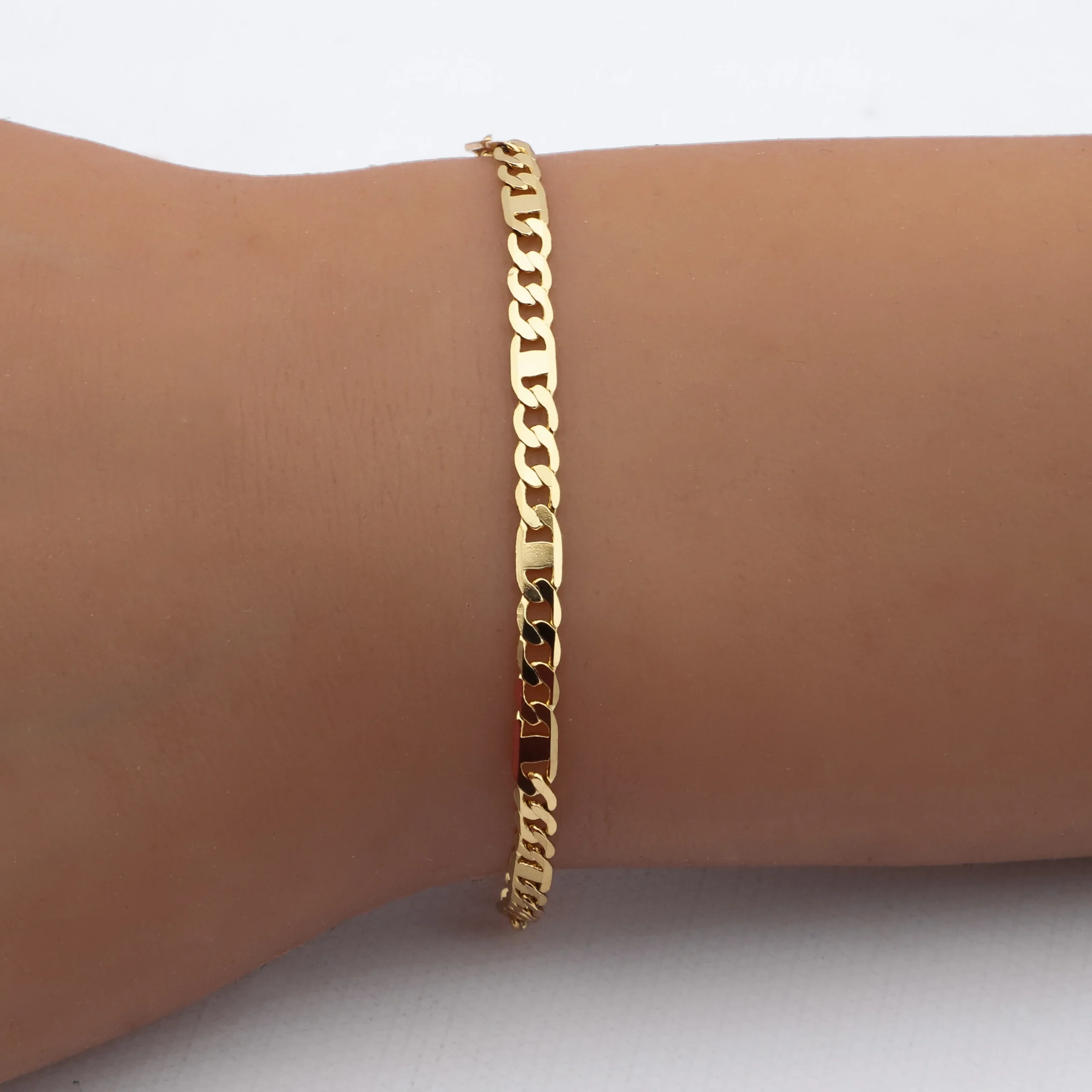 PULSERA ACERO DORADO PREMIUM