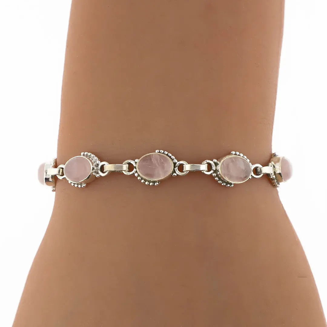 PULSERA CUARZO ROSA