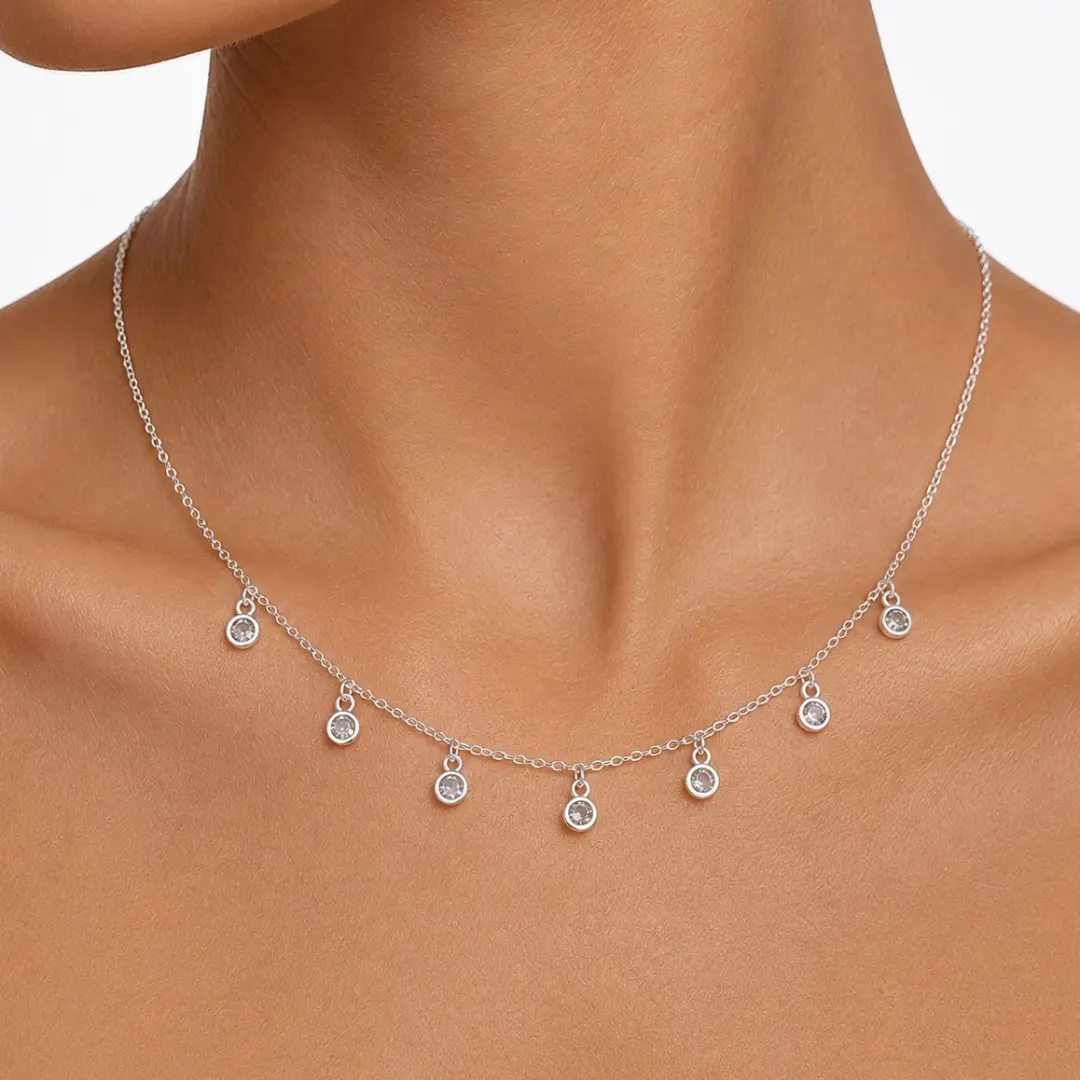 CADENA COLGANTE COLLAR SUSANITOS PLATA 925 45 CM